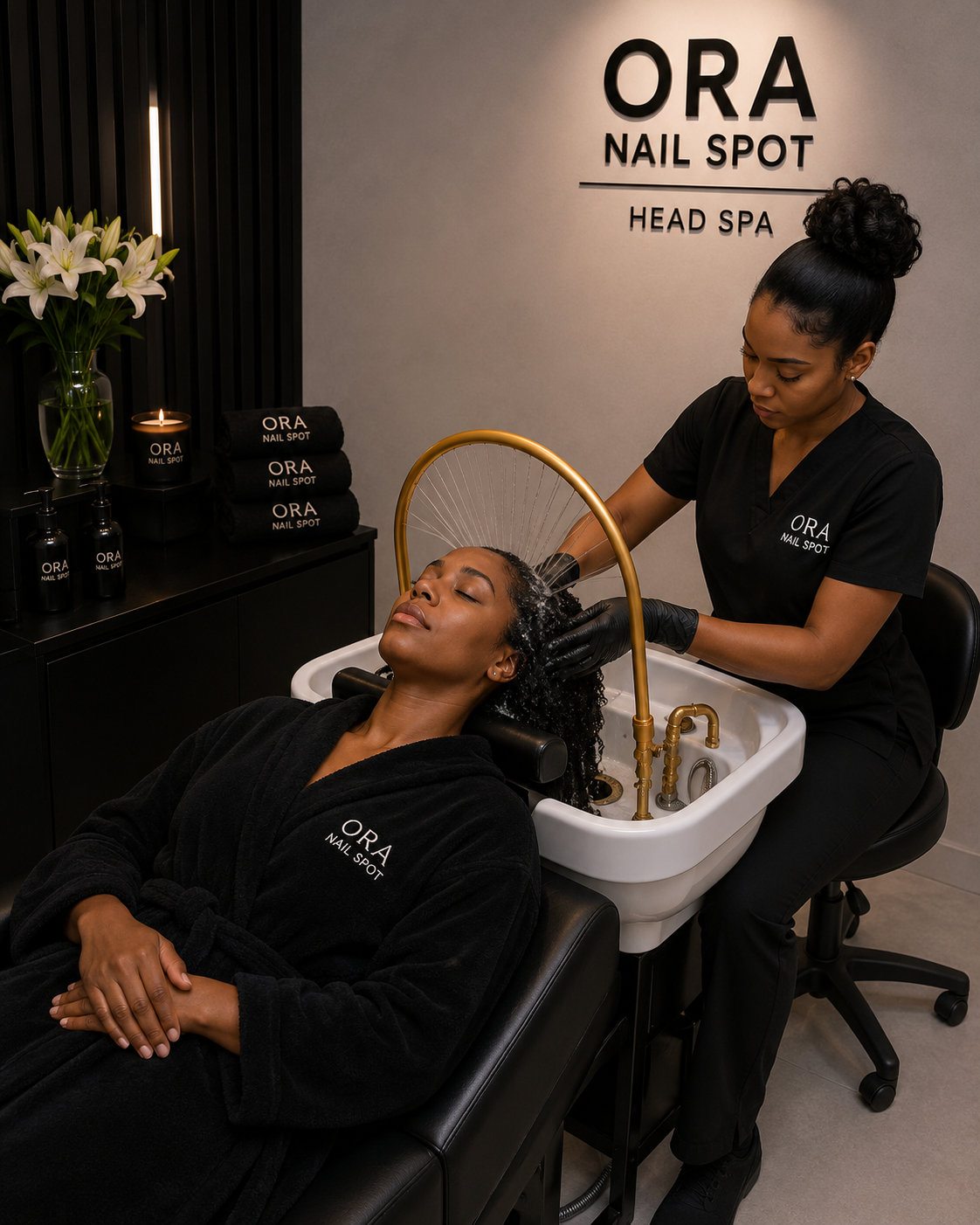 Ora Nail Spot head spa service